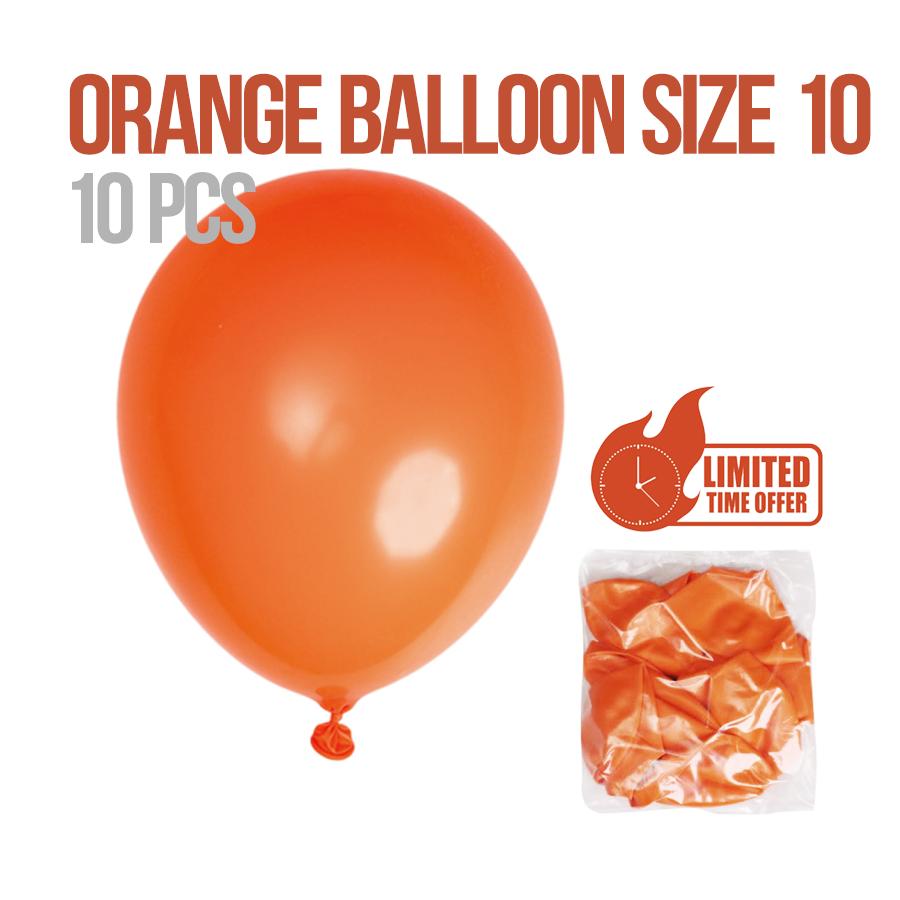 Orange Balloon s10 x 10